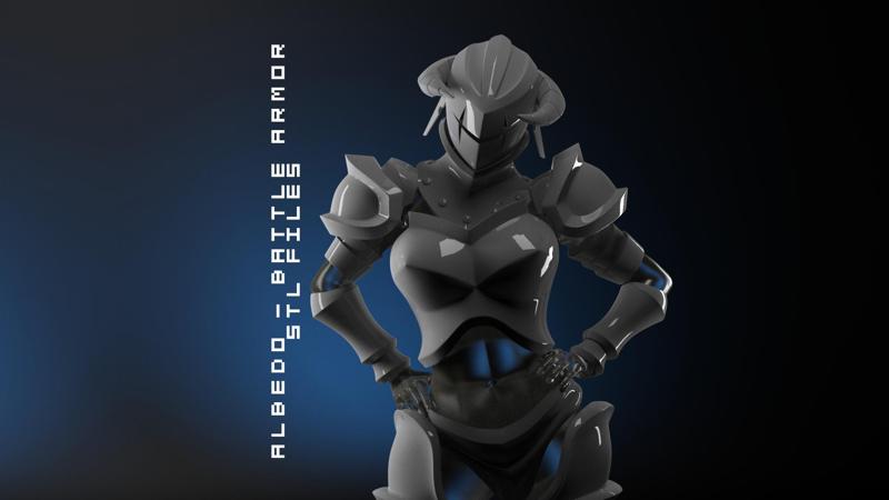 Albedo Battle Armor from Overlord | High-Quality 3D Printable STL Files