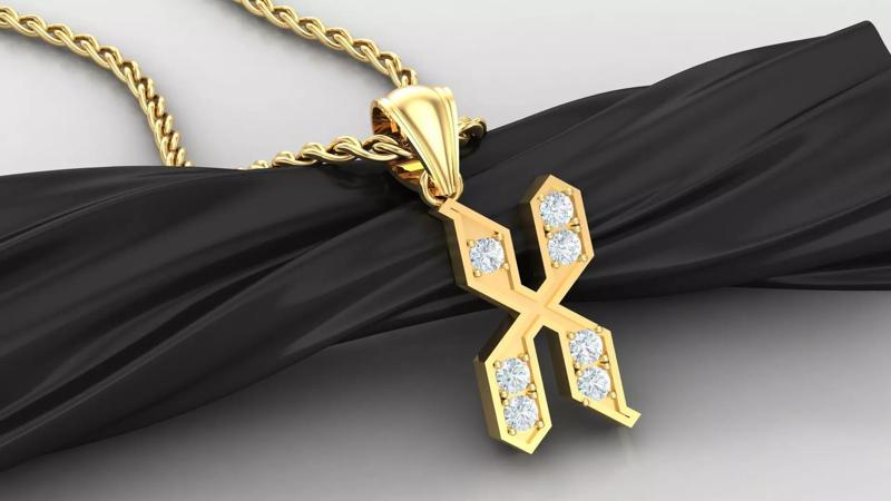 X Letter Pendant Alphabet Version 5