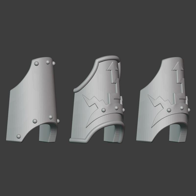 Greave armour bit