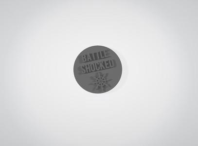 2 Chaos style Battle Shock Tokens