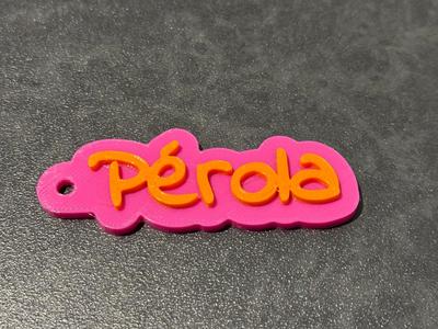 Keychain Pérola - Portachiavi Pérola