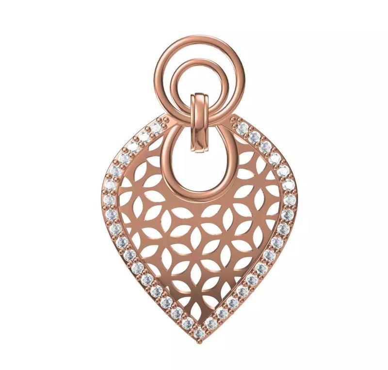 Women Unique Pendant STL JCD Details