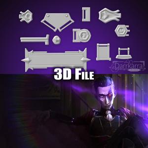 Silco Accessories League of Legends Arcane STL files