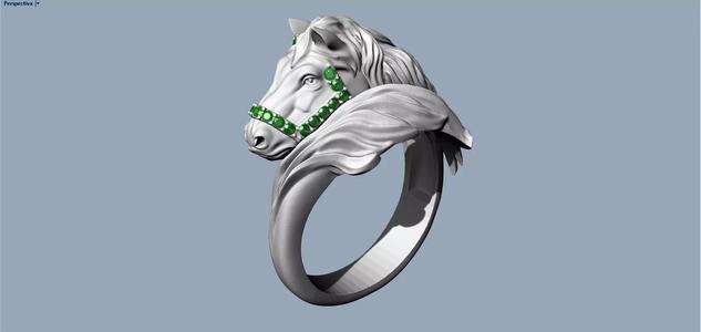 Horse ring - Anillo Caballo