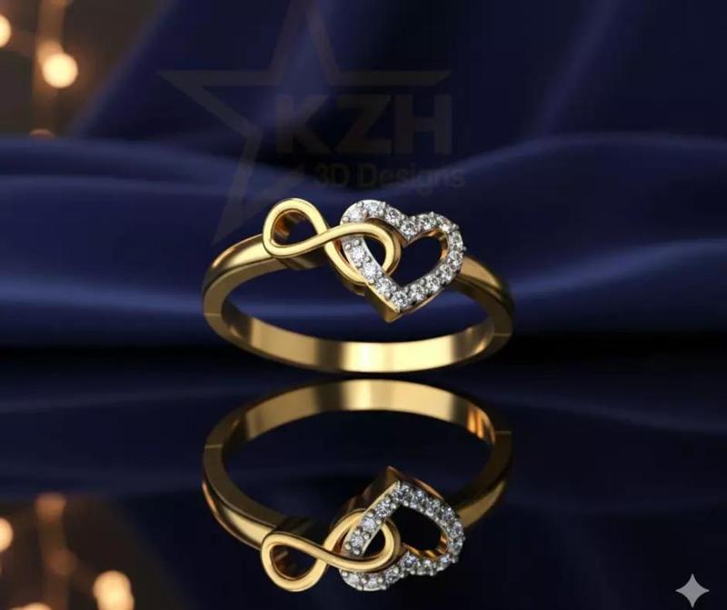 Infinity Heart Ring