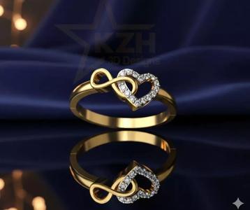 Infinity Heart Ring