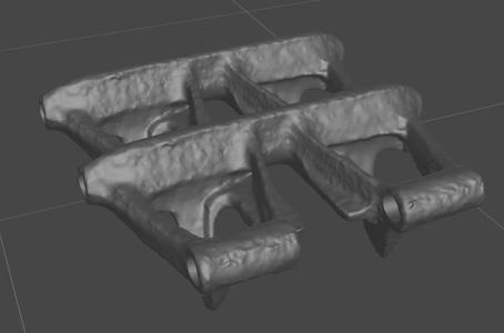 1/35 T-37 track link (3D Scan)