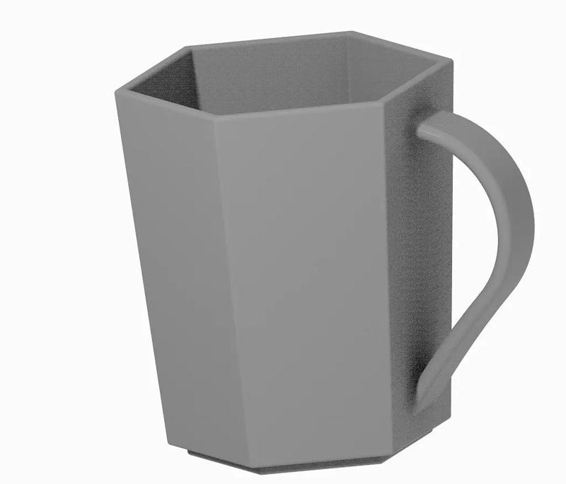 Hexagonal Coffee Cup