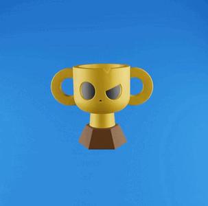 Brawl stars Trophy Jessie Kaychain   