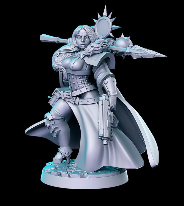 PRE-SUPPORTED Monja 1 - 32mm - DnD