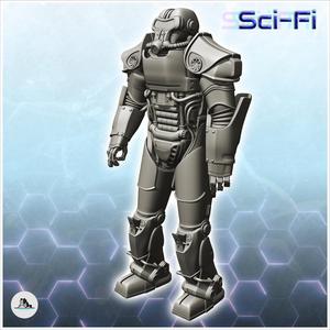 Imnos combat robot (26) - Future Sci-Fi SF Post apocalyptic Tabletop Scifi Wargaming Planetary exploration RPG