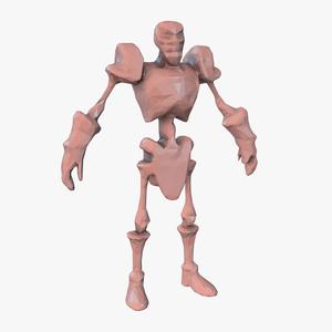 Skeleton Low Poly