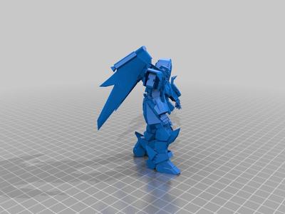 Mobile Suit Gundam Double X Collection Low Poly