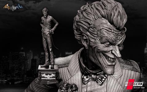 B3DSERK Special Term 2022: Joker Sculpture 1/6 ready for printing