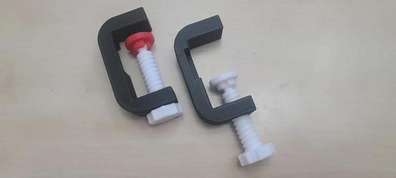 Crutch Holder w Desktop Clamp   