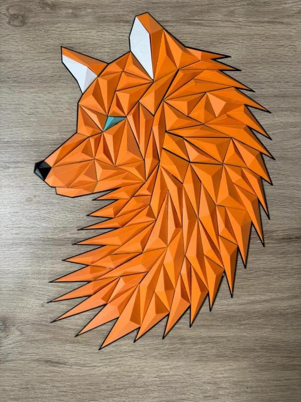Backplate for Geometric Wolf (Full Scale)   