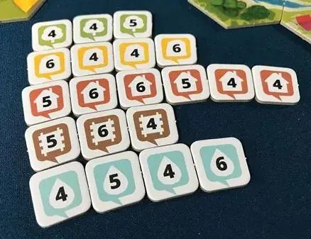 Dorfromantik Number Tokens   