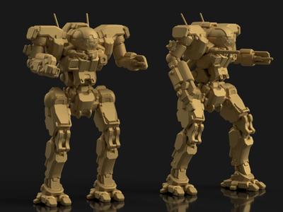 Vulcan VL-2T for Battletech