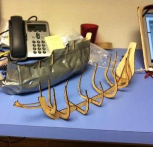 VLIEBOOT MODEL FRAME