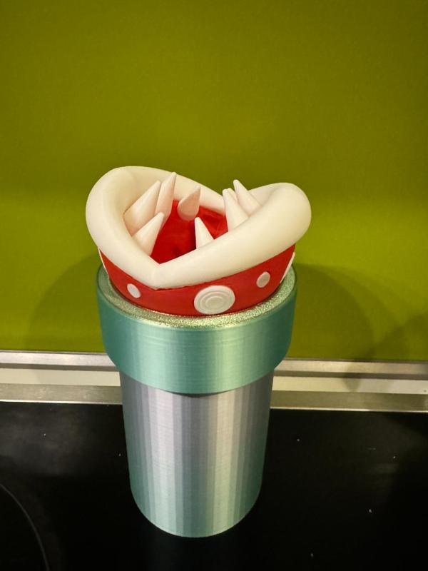 Rohr für PIRANHA-PFLANZEN-SPARSCHWEINS/ Tube for PIRANHA PLANT PIGGY BANK