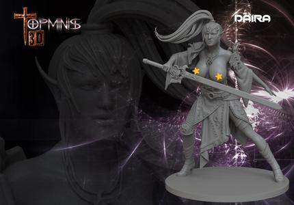 ELF WARRIOR FOR RPG ROLL GAMES