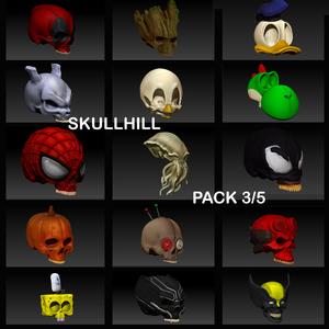 PACK 3/5 SKULLHILL