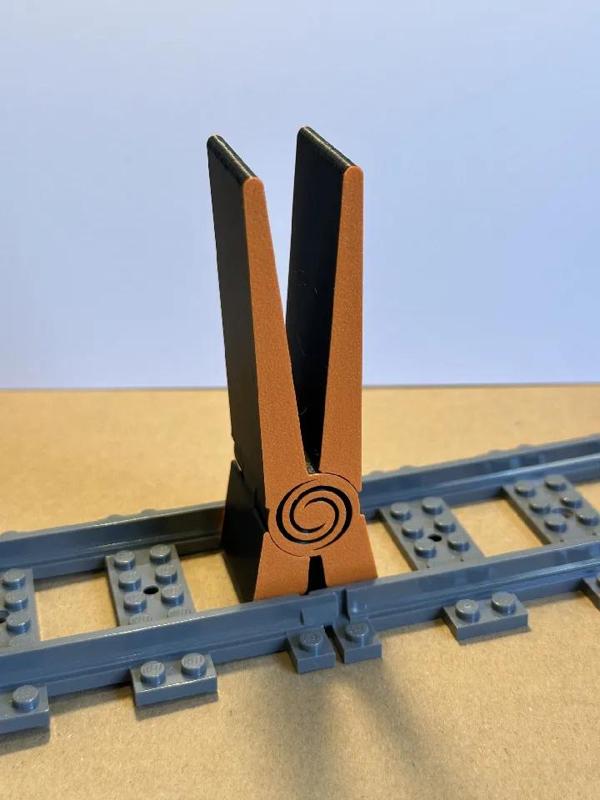 Lego train track connector tool   