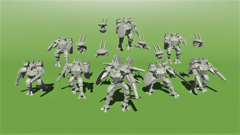 Wayfairers Confederation Mech Bundle