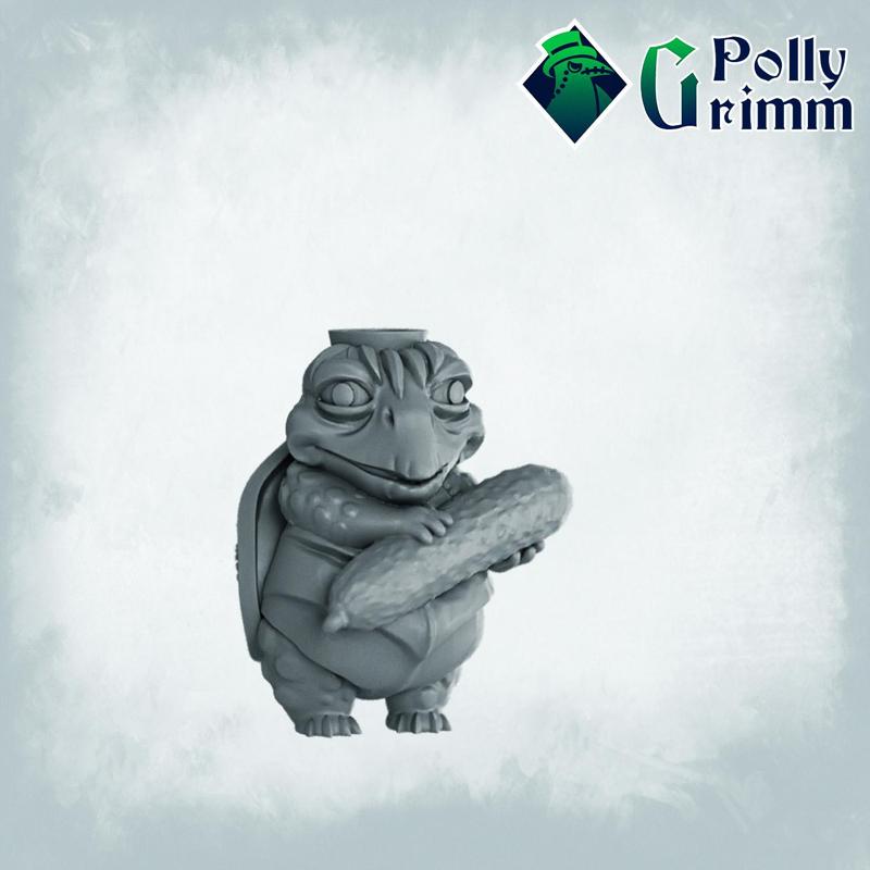 Night Parade of One Hundred Demons. Japanese folklore set. Tabletop miniature. Cute kappa