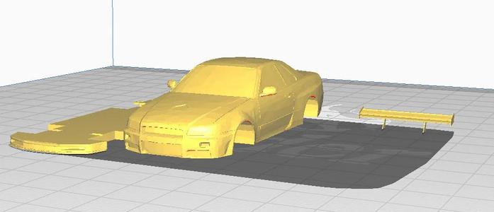 Nissan Skyline GTR R34 Hot Wheels (suspencion)   