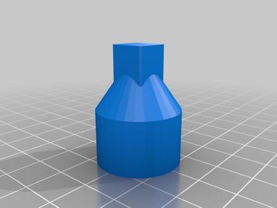 10 mm square key to 1/2 half inch socket adapter (for Suzuki etc. gear oil plug)