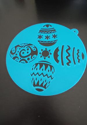 Easter Eggs Stencil