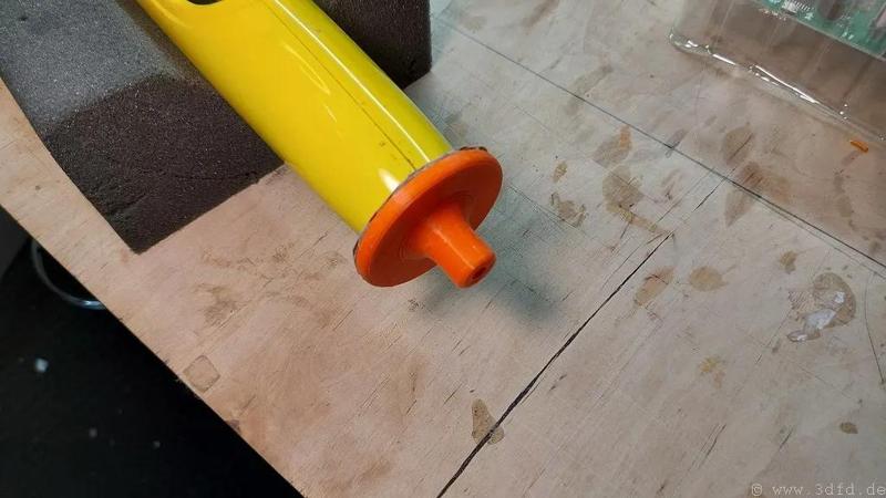 Grinding plate for aircraft fuselage plane grinding - spinner customization   