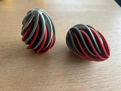 Base for Spiral Easter Egg by Jacob Lattenberg   