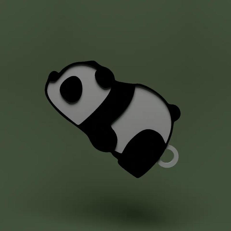 Cute panda keychain   