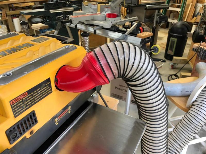 Dewalt DW 735 Planer Angled Exhaust Port   