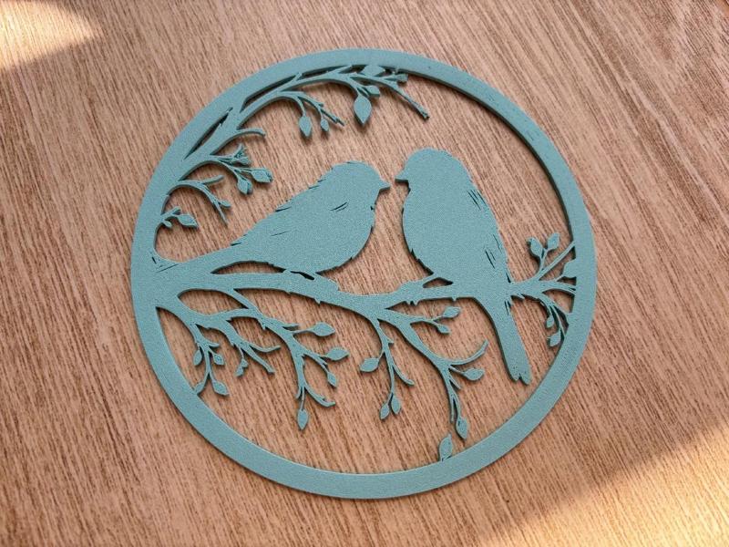 Birds on a Tree Wallart Decoration   