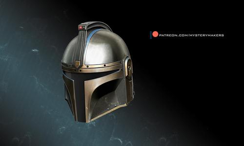 Custom Mandalorian helmet