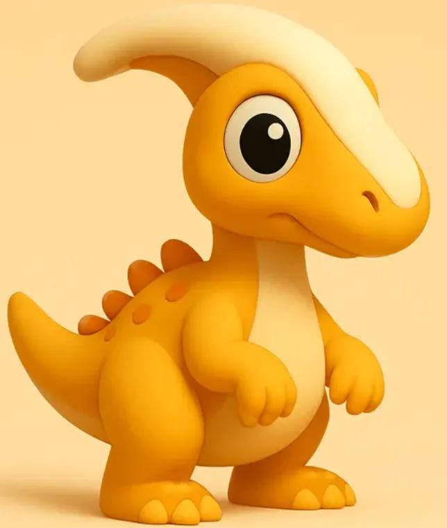 Crêtinosaure – Dino Trop Stylé à Crête   