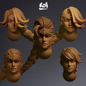 Shieldmaidens - Miniature heads