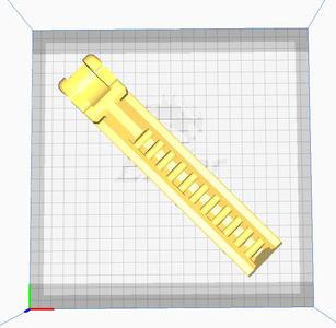 "Base" part cut to fit Ender-3