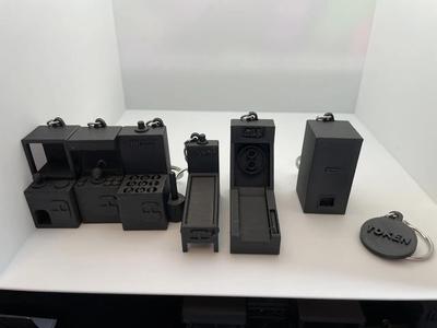 Mini Retro Arcade Keychains   