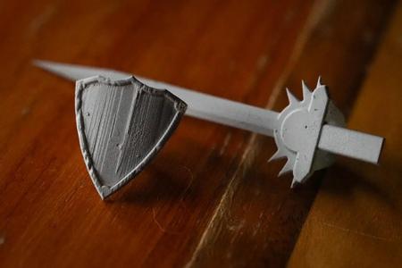 Shield & Sword Beads   