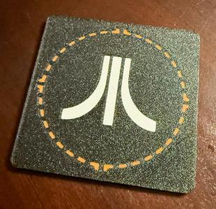 Atari Joystick-Themed Drink Coaster   