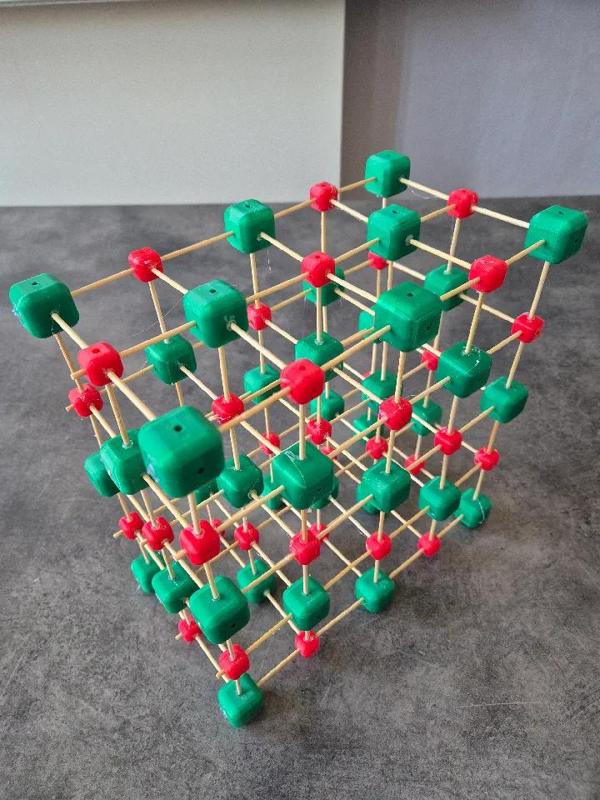Crystal structure model   