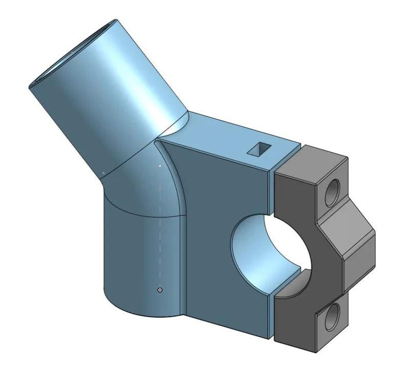 FlexHose Clamp 35mm Wabeco (OnShape)   