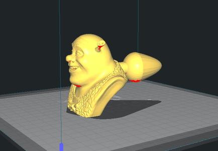Shrek rear end artifact