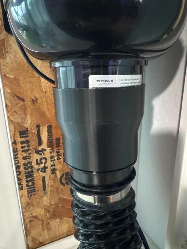 Xtool P2 Vent to VIVOSUN D4   