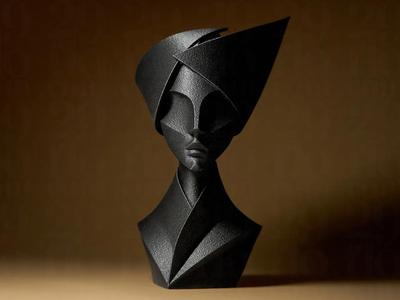 Minimalistic WOMAN Sculpture   