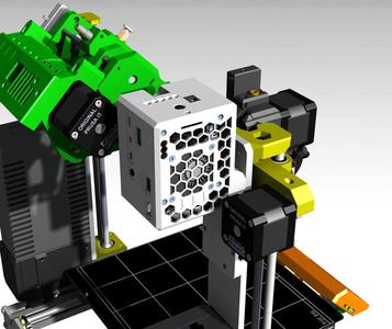 Octoshield Case for Raspberry Pi 4 for Prusa Mk3